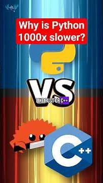 Why is Python 1000x Slower?