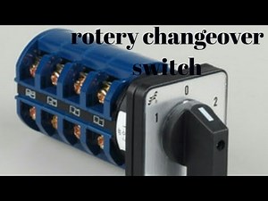 How to do rotary cam changeover switch wiring connection in Urdu and Hindi