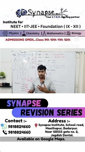 SYNAPSE REVISION SERIES |NEET & BOARDS | PCM /PCB|#neet #boards #cbse