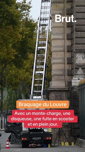 Avec un monte-charge, une disqueuse, une fuite en scooter et en plein jour. Voici les dernières informations sur le braquage spectaculaire du Louvre avec @Remy Buisine