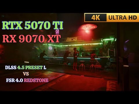 DLSS 4.5 RTX 5070 TI VS FSR 4.0 REDSTONE RX 9070 XT | 4K Ultra Performance