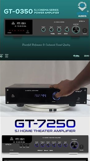 GT-8250 5.1 Remote control amplifier #gtech #dj #5dot1amplifier #amplifier #musician #djbass