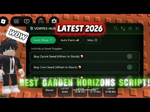 🌱 BEST Garden Horizons Script (NO KEY!) | Auto Farm, Auto Plant & More! | Roblox Script Showcase