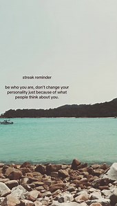 Streak Reminder: Stay True to Yourself