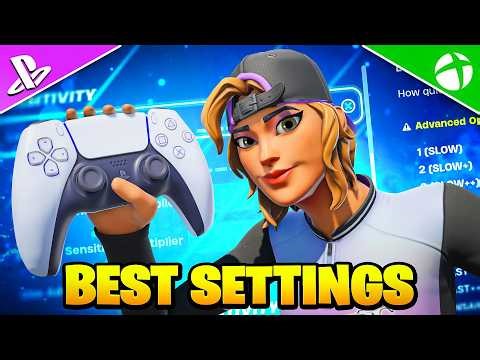 NEW Best Controller SETTINGS + Aimbot Console Sensitivity (Fortnite Tutorial)