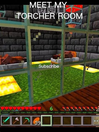 My Minecraft torture room 😭😨