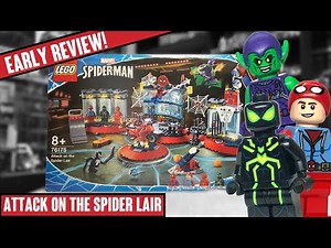 EARLY REVIEW: LEGO Spider Man ATTACK ON THE SPIDER LAIR Set 76175