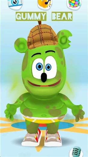 Gummy Bear Dance Song - Talking Gummy Bear #shorts