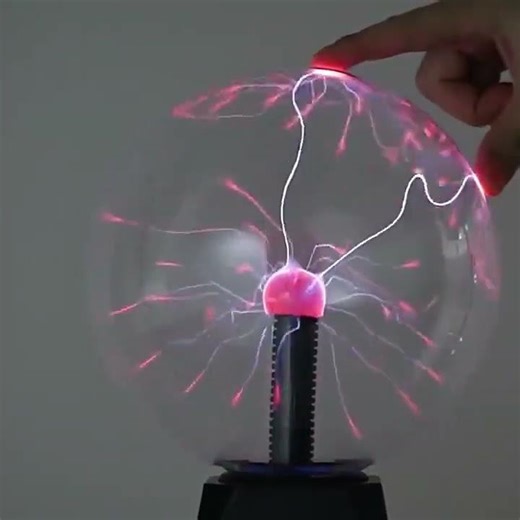⚡ Real Lightning in Your Room?! 😱 Magic Plasma Ball Lamp 🔥 | USB Night Light India