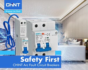 [⛽ #CHINTInformationPowerStation] Keeping your home safe from electrical fire hazards is one of the most important things to consider when moving into a new apartment or home! Arc fault circuit breakers (AFCBs) have become one of the best preventive mechanisms for home electrical fires worldwide. CHINT's NB4LE-AFD AFCB model provides complete overload, short circuit, and electricity leakage protection in residential homes, with additional capabilities to detect minor arc faults and current fluct