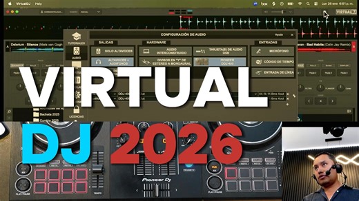 VIRTUAL DJ 2026 - COMO INICIAR Y QUE CONFIGURAR ? #virtualdj #virtualdj2026 #flx4 #herculesdj #djacademy | Harmony DJ Academy