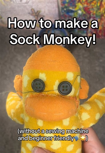 Here is the first part of my sock monkey tutorial !! I hope you enjoy
