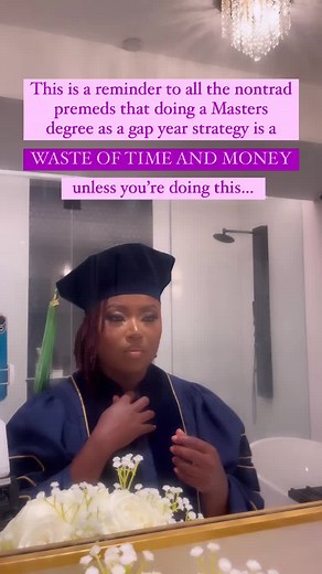 3 Reasons Why Pursuing a Master’s Degree as a premed Won’t Boost Your Med School Acceptance First, don’t forget to SAVE and SHARE to spread the good tea 😉 ✨GPA Improvement: A random Master’s degree won’t significantly impact your undergraduate GPA, which is a crucial factor in med school admissions. ✨MCAT Preparation: Most Master’s programs do not focus on the specific content and test-taking strategies needed for the MCAT. ✨Fundamental Science Courses: These programs generally lack the rigorou