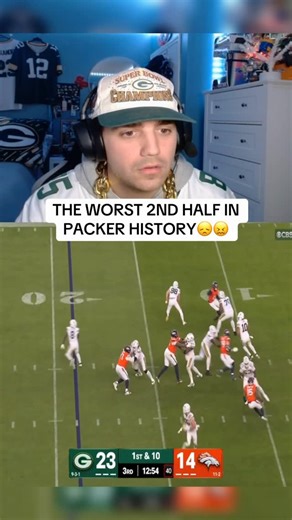 Bojo on Instagram: "MAY GO DOWN AS THE 2ND HALF THAT ENDS OUR SZN, IM HURT MAN! #packers #greenbaypackers #nflfootball"