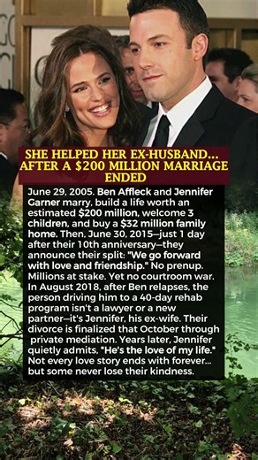 SHE HELPED HER EX-HUSBAND... AFTER A $200 MILLION MARRIAGE ENDED