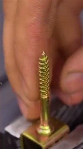 This is a quick and easy way to cut the studs on cabinet wheels.