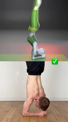 How to Find Perfect Balance in Forearm Stand 🔥 #yoga #flexibility #calisthenics #tutorial #mobility