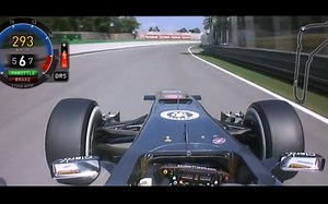 F1 2013年意大利站 霍肯伯格 排位赛单圈车载