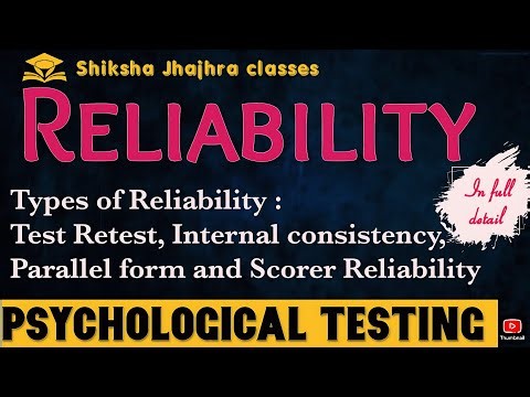 Reliability in Psychological Testing | Types, Methods, Formula | Complete Masterclass for Exams