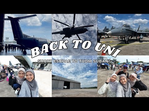 Mini Vlog : Uni Room Tour + TUDM Open Day | 4 Oct 2025