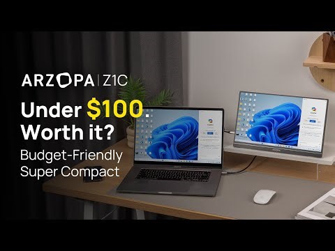 Is This the Best Budget Portable Monitor in 2025? | ARZOPA Z1C Full Review