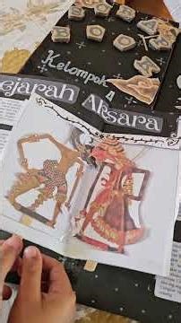 Project assignment to make a Javanese scrapbook