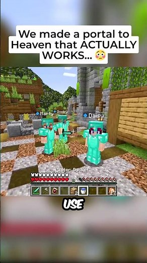 This Minecraft Portal Takes You to HEAVEN… (Real)