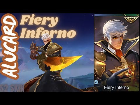 Alucard "Fiery Inferno" S2 Skin | MLBB Skin Effects 4K UHD | Hero Entrance & Skill Effects