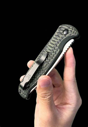 4300BK-02 CLA Folding Knife D2 Battlewash Blade G10 Handle #knife #fyp #edc #tiktokmademebuyit #outdoors