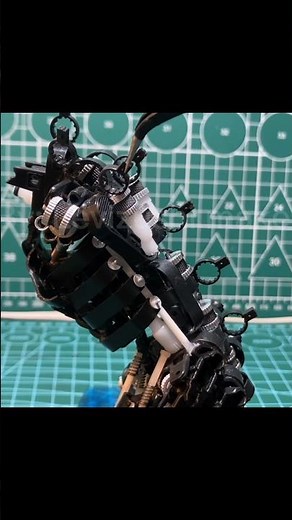 DIY Mechagodzilla from lighters #handmade #godzilla #build #mechagodzilla #diy