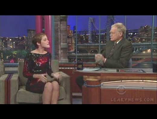 Emma Watson (Late Show with David Letterman)
