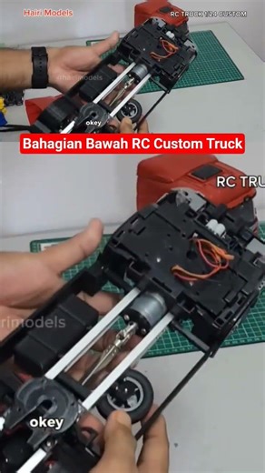 Bahagian Bawah, Rc custom truck 1/24 #hairimodels #rctruck