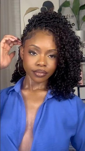 EAYON Loose Deep Wave Lightweight Miracle Knots Crochet Human Hair #eayonhair