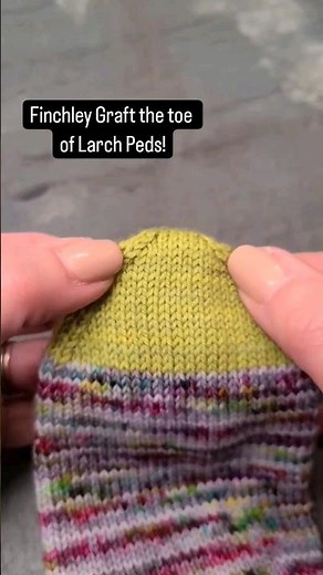 Am I the last knitter to learn about the Finchley Graft for Cuff Down Socks? #knit #knittip