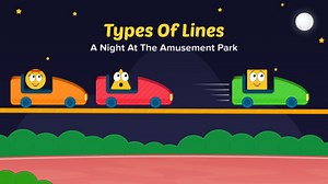 Types of Lines : Math Story Video 1 for Kids Aged 3 to 6