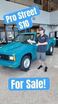 You want a true 80s Pro Street build? We got a big tire 85 S10 for sale!#prostreet #s10 #dragtruck