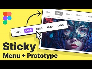▷ TUTORIAL FIGMA: Cómo CREAR un MENÚ STICKY o FIXED