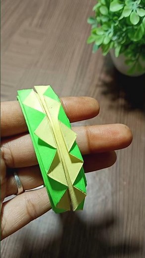 Paper Bangle #shorts #short #shortvideo #shortsfeed