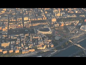 Delta E170 sunset landing in New York (LaGuardia)