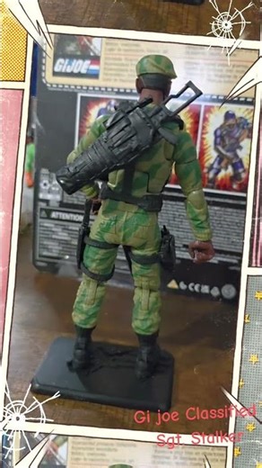 Gi joe Classified Sgt Stalker #actionfigures #gijoe #hasbro #nostalgia #collectibles #hobby #vintage