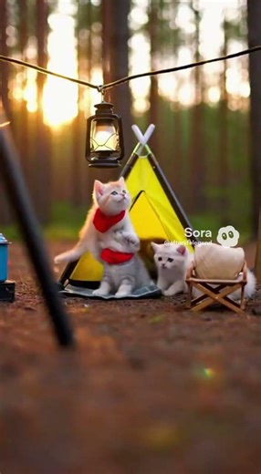 Cats Camping in the Great Outdoors 🏕️🐾