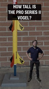 71K views · 917 reactions | How Tall is the Estes Vogel Rocket? Taller Than You Think…  Towering at over 5.3 feet, the Estes Vogel isn’t just big—it’s bold. This stunning scale-style rocket commands attention on the launch pad and delivers serious altitude in the sky. Ready to go big? The Vogel is waiting. https://estesrockets.com/products/vogel #EstesVogel #ModelRocketry #TallRocket #RocketLaunch #STEMinspired #EstesRockets | Estes Rockets | Facebook