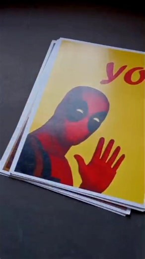 dead pool poster buy from Escoosh#content #contentcreator #viral #sketch #drawing