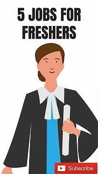 Top 5 Law Jobs for Freshers 2026 | No Experience Required | Govt Legal Vacancies | Freshers Law Job