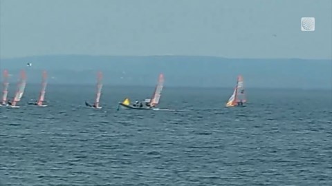 Hazy day for a sail out on Conception Bay in Newfoundland & Labrador