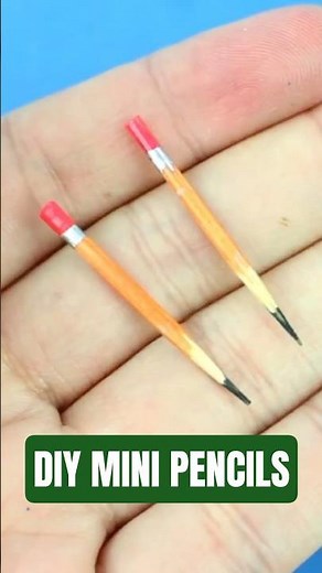 DIY Miniature Pencil ✏️ | So Tiny and Cute