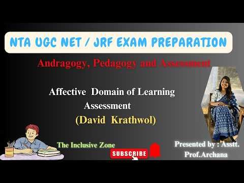 Affective Domain of Learning | David Krathwohl | UGC NET |Education | All Teaching Exams |