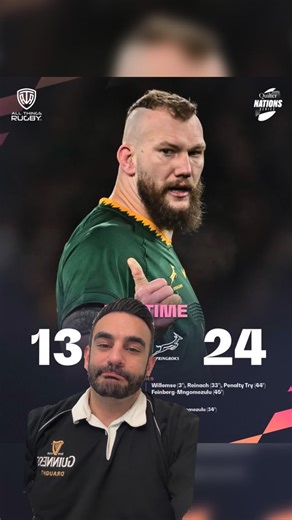 174K views · 3.1K reactions | The Springboks complete Rugby with the Match of the Year. Credit to Ireland for hanging on but oh my SCRUM!! South Africa are the best team ever. End of! #IREvRSA #Springboks #SArugby #SouthAfrica #Rugby #Reaction | All Things Rugby | Facebook