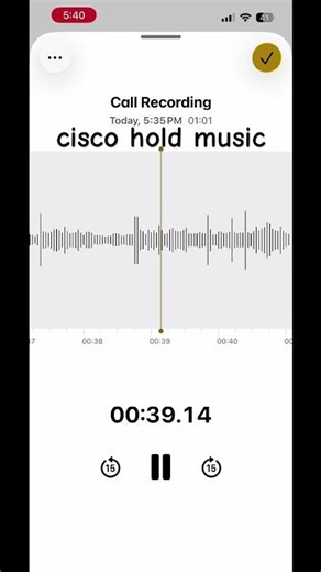 cisco hold music Opus Number One