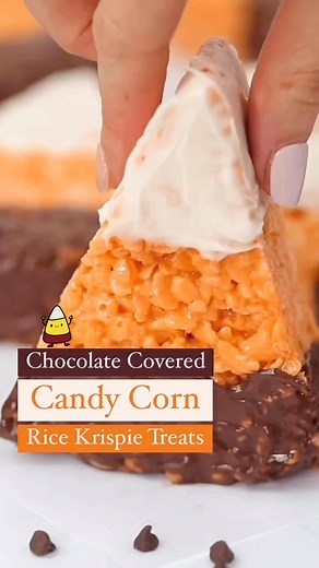 7.5K views | These Candy Corn Rice Krispie Treats are cute AND...